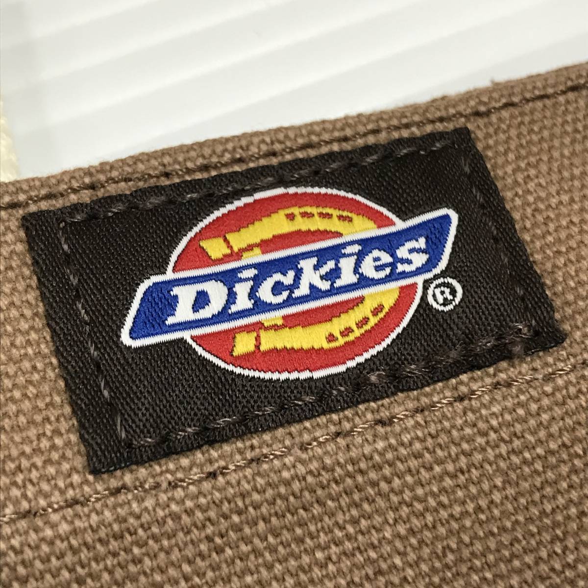  unused Dickies Brown tote bag Dickies shoulder bag 2WAY Smile outdoor A4 simple men's lady's commuting going to school 