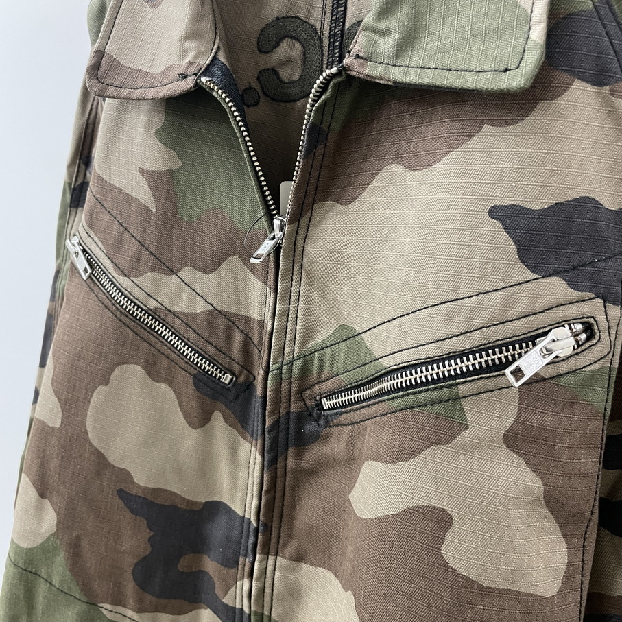  unused goods /M/ Atelier Beaurepaire camouflage Jump suit coveralls camouflage men's lady's outdoor Survival marks lie*b-ru pale 