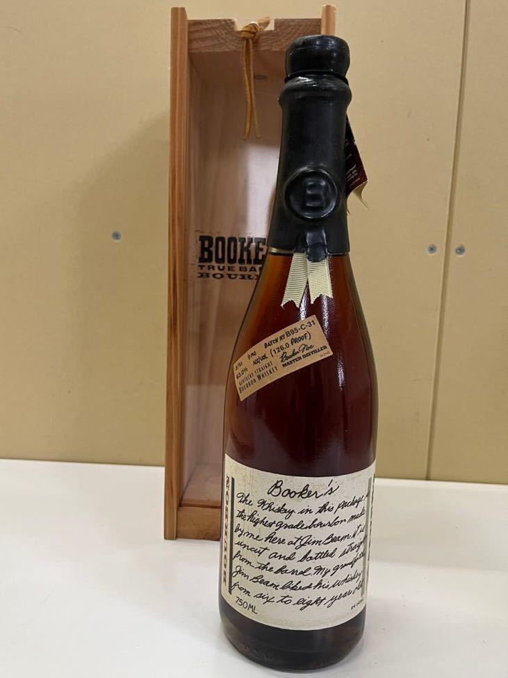 ○《未開栓 古酒》BOOKER'S ブッカーズ 8年 9ヶ月 バーボン ウイスキー ...