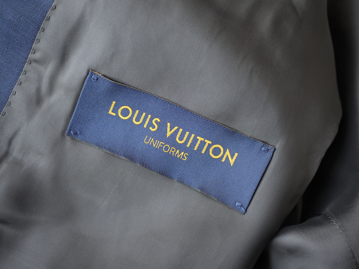 2022SS 最高級モデル ルイヴィトン LOUIS VUITTON ウールギャバジン 2B セットアップスーツ ジャケット パンツ スラックスの画像8
