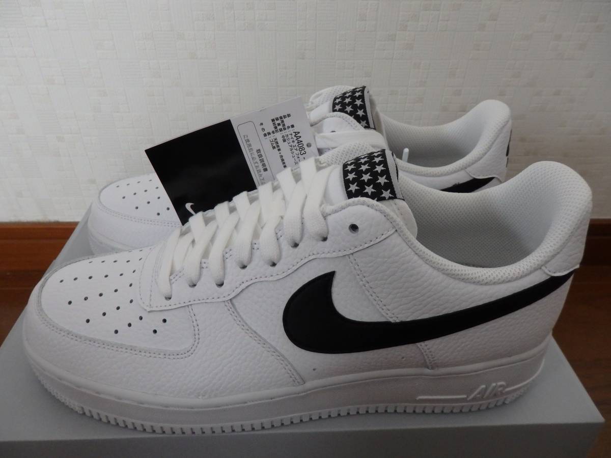 即決☆レア！限定！♪新品 NIKE ナイキスニーカー AIR FORCE 1 '07 LOW エアフォース１ ロー スター 星 27.5cm♪25周年記念♪35周年記念_画像1