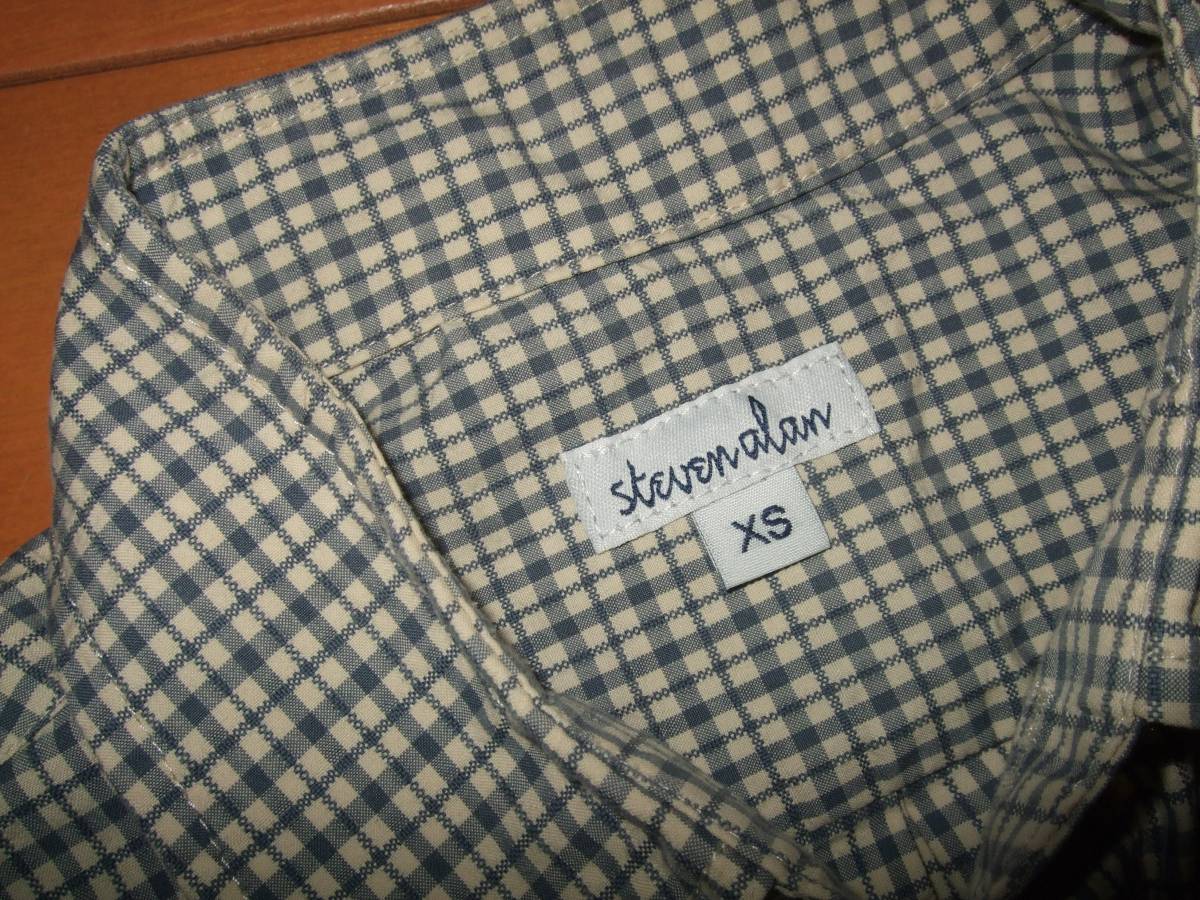  superior article prompt decision * Stephen Alain men's check shirt * size XS