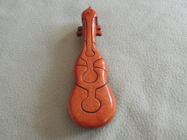  intellectual training toy solid puzzle musical instruments tree toy violin music 