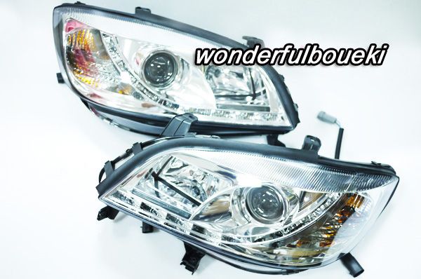  Opel Zafira head light chrome 01-05y LED daylight new goods left right set 