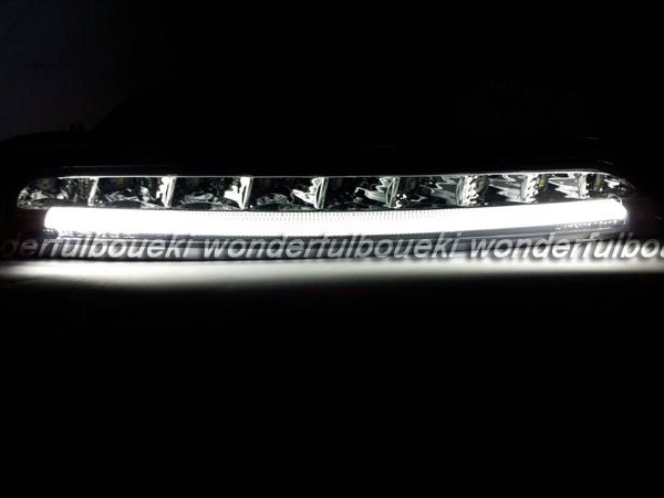ポルシェ ボクスター987 LED バンパーランプ ファイバースモーク_画像2