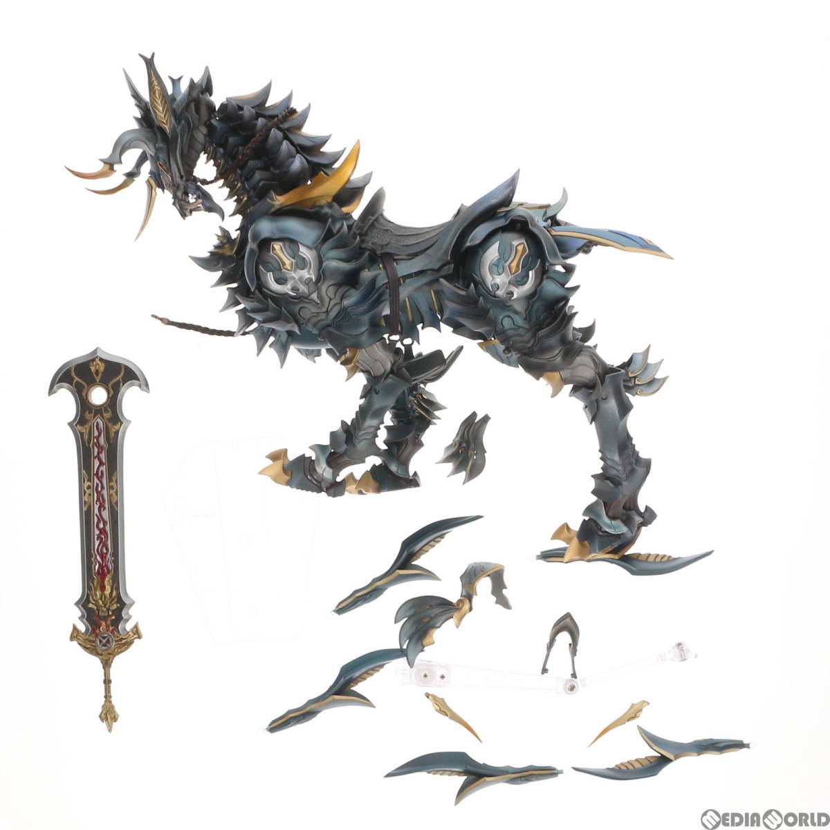 【中古】[FIG]魂ウェブ商店限定 魔戒可動 魔導馬 ライゴウ 牙狼-GARO-(ガロ) 完成品 可動フィギュア バンダイ(61058752)_画像2