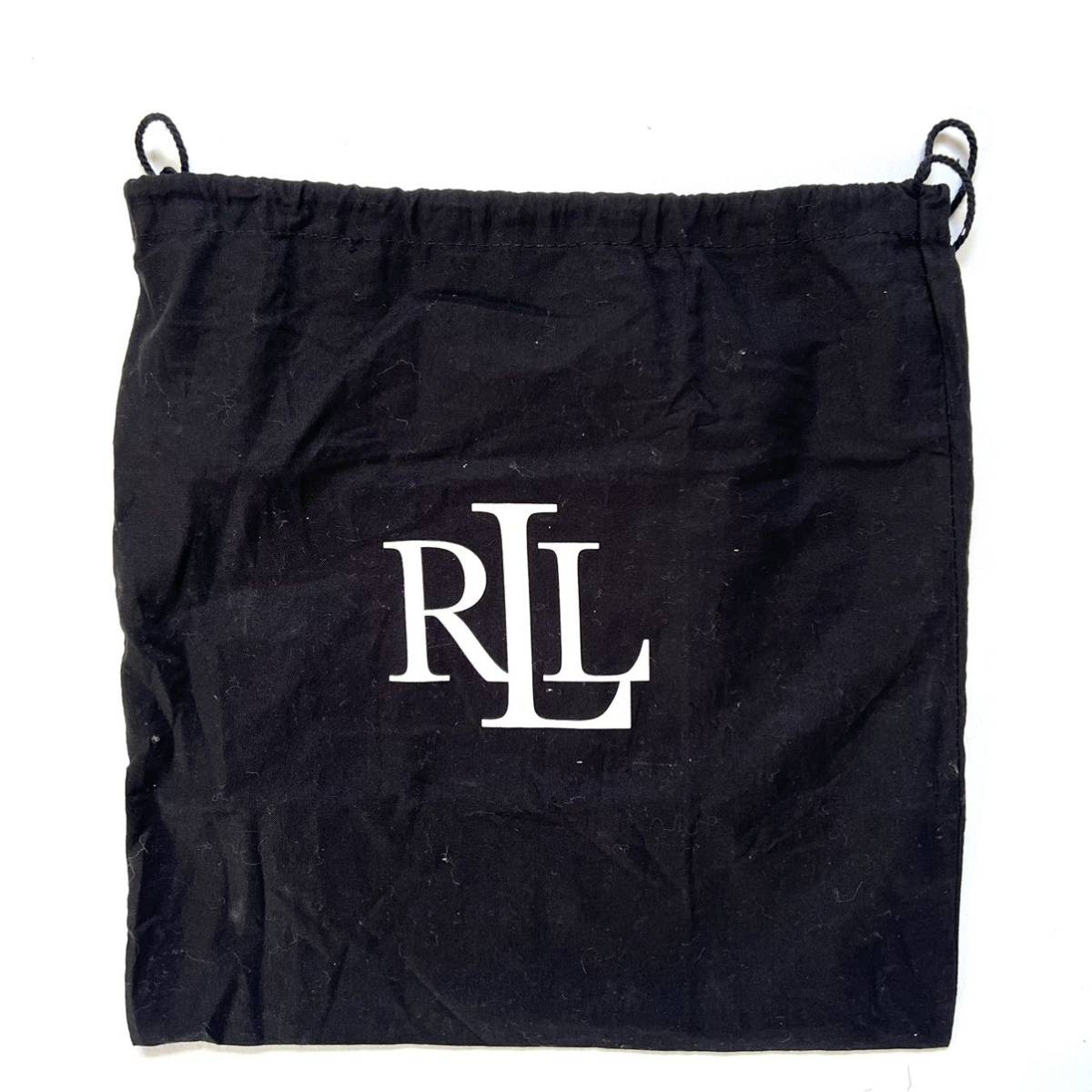 [ free shipping ][ unused ]RALPH LAUREN Ralph Lauren Mini bag black ko type pushed . green green . purse shoulder chain lady's 