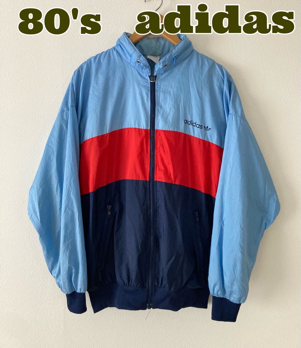 美品 90´s 古着 old adidas nylon jacket M ナイロンジャケット