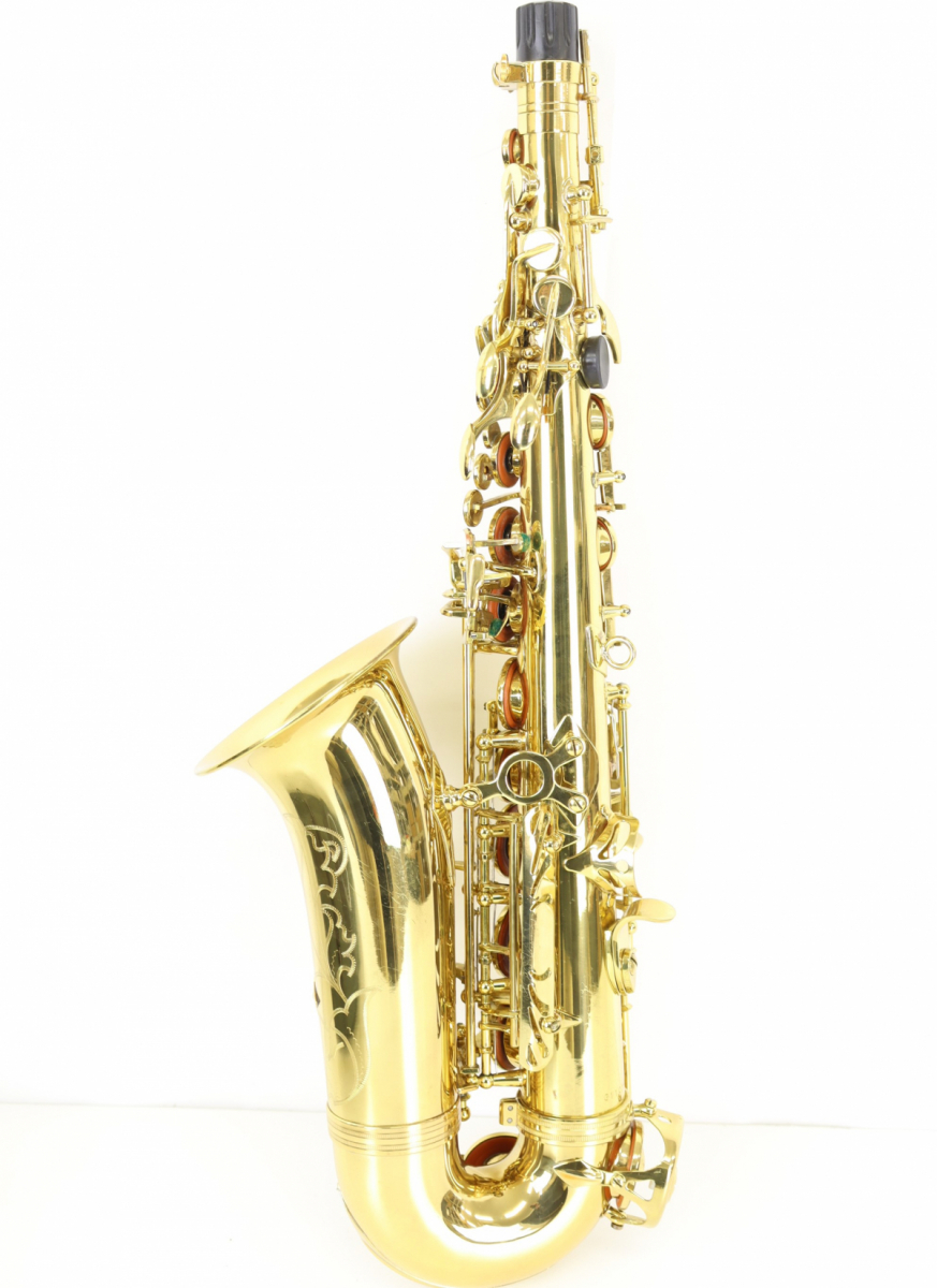 MINERVA G110759 ミネルヴァ アルトサックス 木管楽器 ゴールドカラー 演奏 音楽 ミュージック 吹奏 ハードケース有り 010IBFW59
