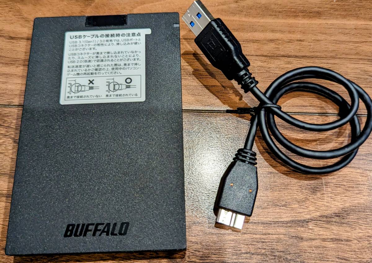 BUFFALO USB3.1Gen1 外付けポータブルSSD 1.9TB 日本製 PS5/PS4 メーカー動作確認済 耐衝撃・コネクター保護機構 SSD-PG1.9U3-B/NL(256GB～)｜売買されたオークション情報、ヤフオク!  の商品情報をアーカイブ公開 - オークファン（aucfan.com）