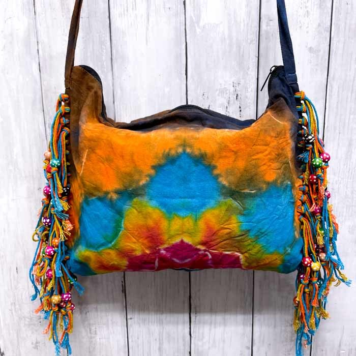  Thai large . fringe bag Mini bag shoulder ethnic b-748