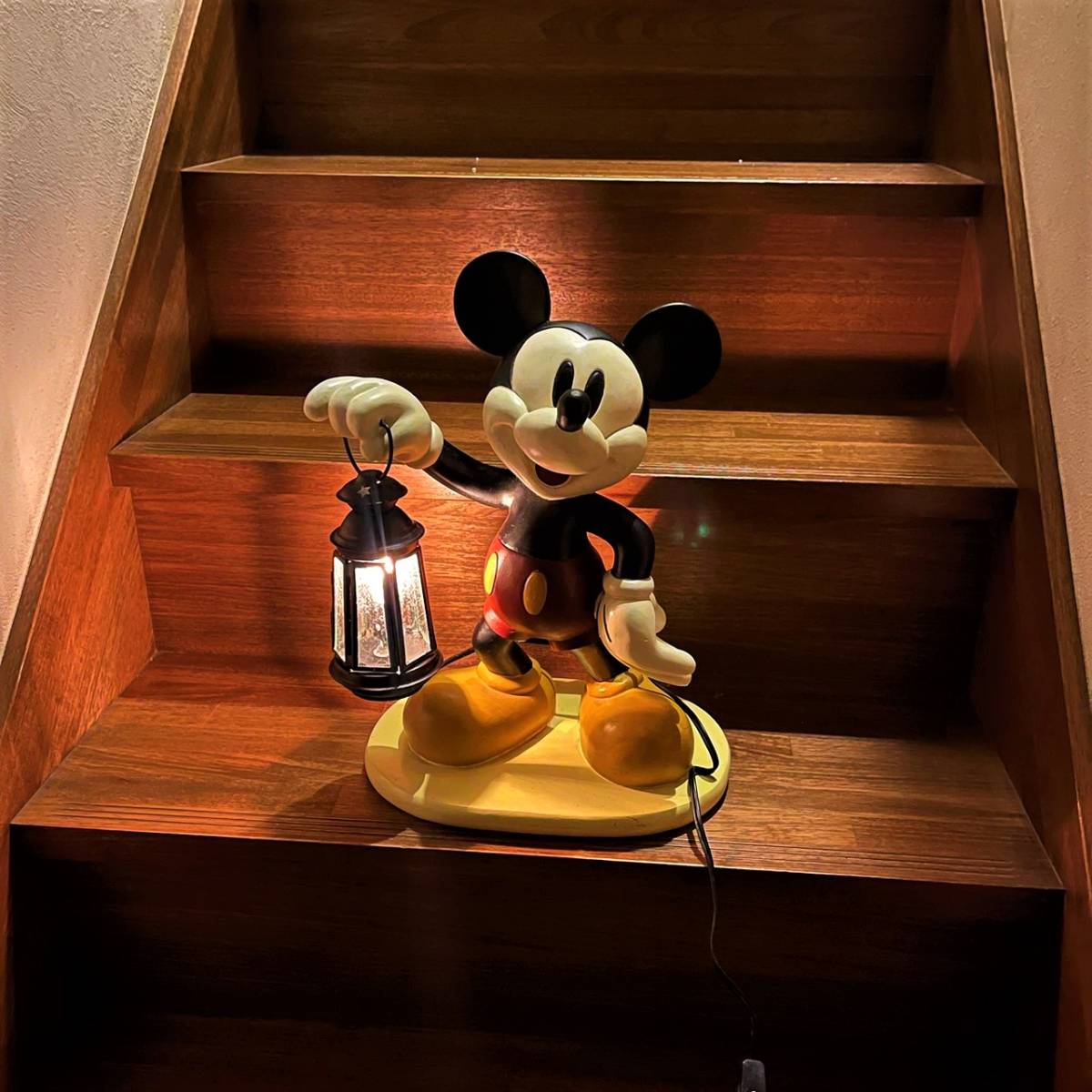 レア☆ミッキーマウス Micky Mouse☆インテリアライト テーブルランプ