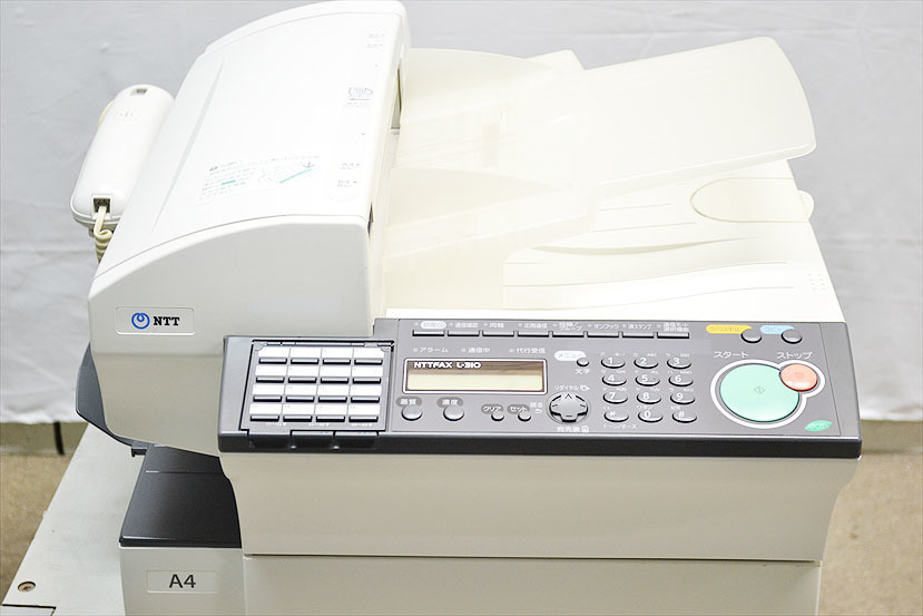  used B4 business use FAX machine / normal operation goods NTT NTTFAX L-310/ counter 74265 sheets number display correspondence 