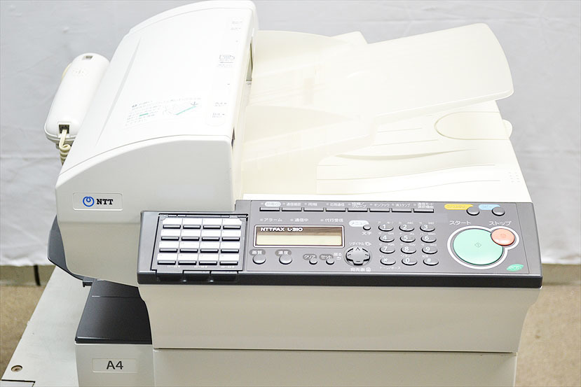 B4業務用FAX機/正常動作品 NTT NTTFAX L-310/カウンタ74265枚 ナンバー