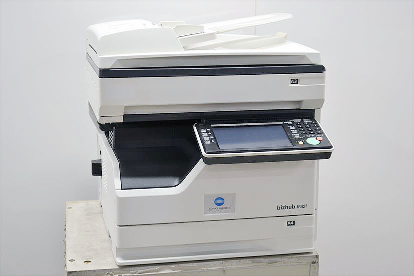 中古A3コピー機/中古A3複合機 KONICA MINOLTA/コニカミノルタ bizhub 1842f カウンタ28,205枚/モノクロ_画像1