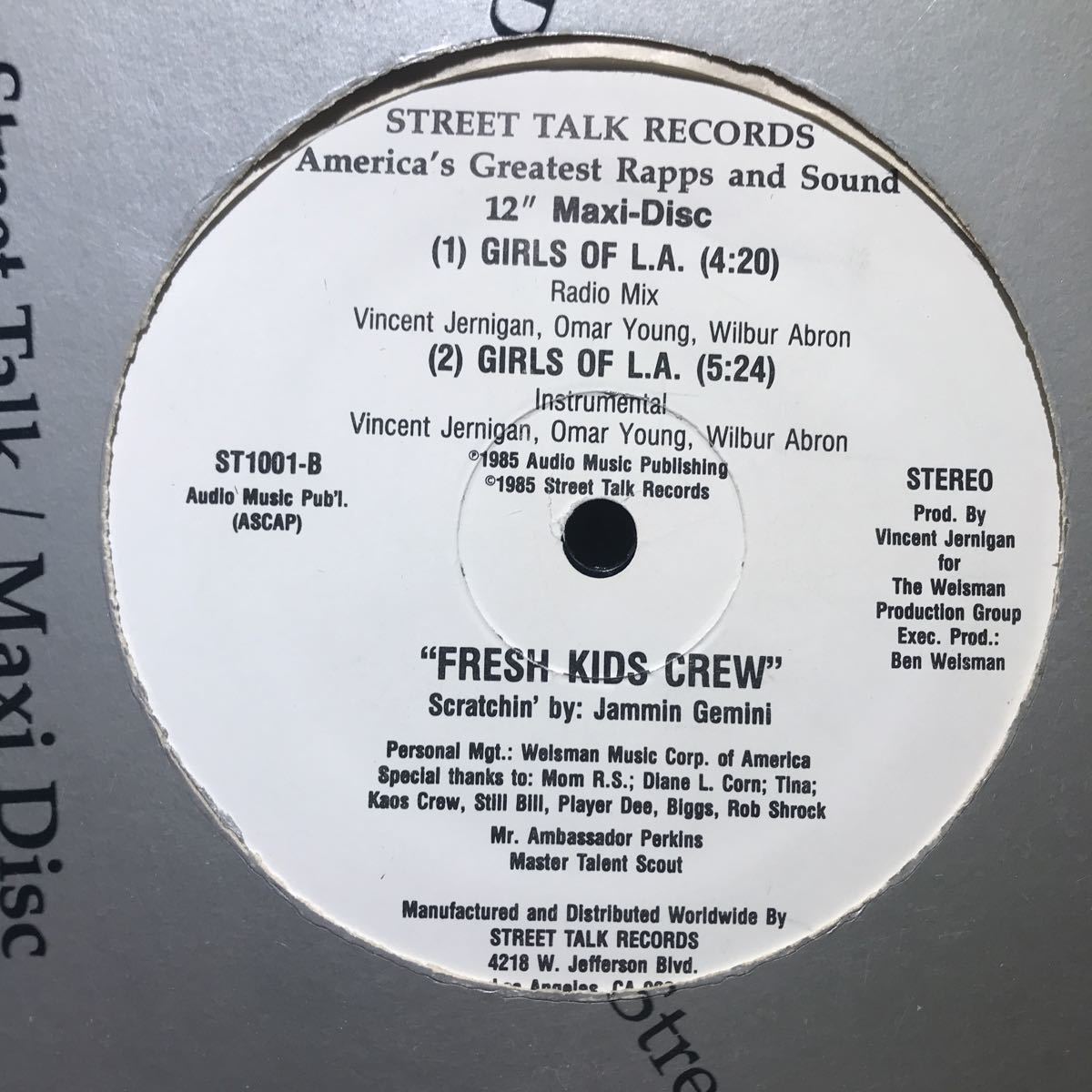 Fresh Kids Crew / Girls Of L.A. US盤_画像3