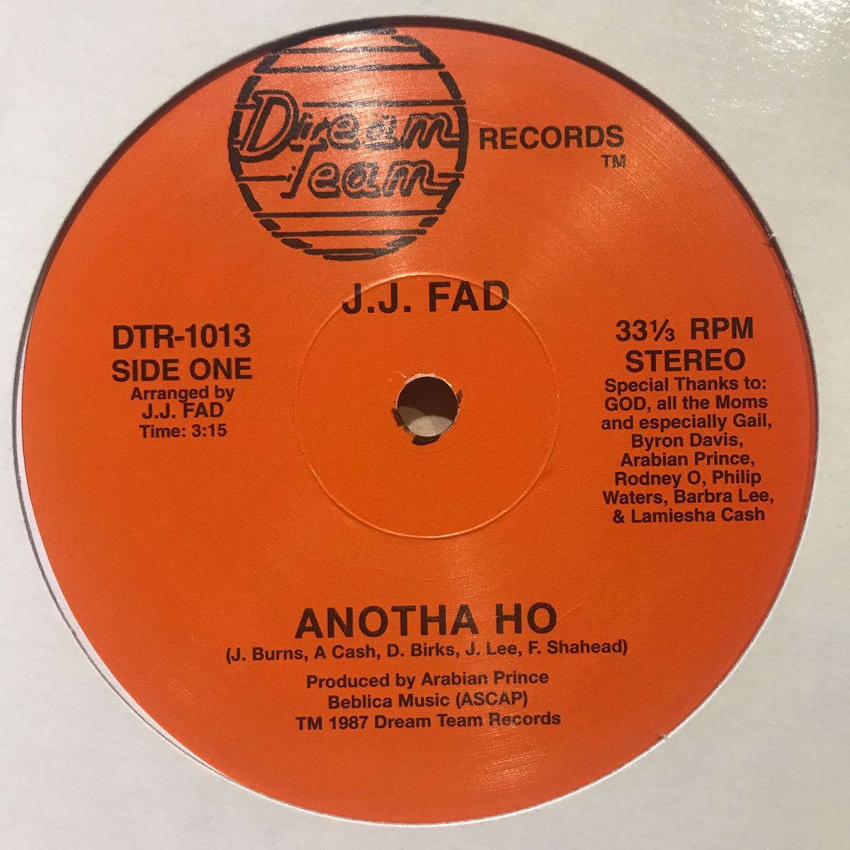 J.J. Fad / Anotha Ho US盤 DTR-1013_画像1