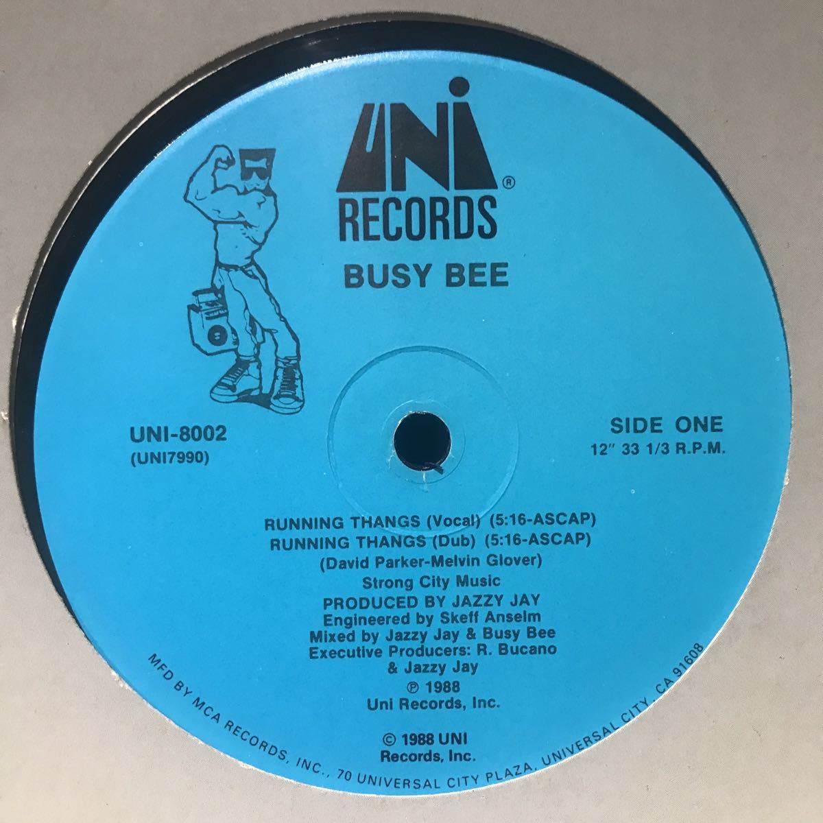 Busy Bee / Running Thangs USオリジナル盤_画像2