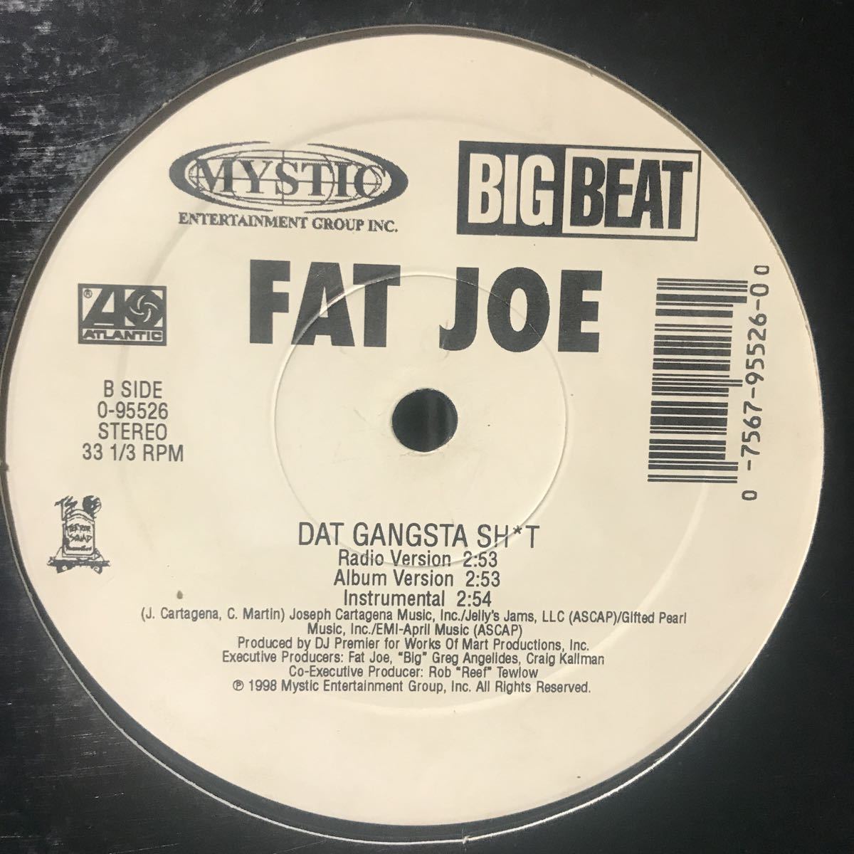 Fat Joe / Dat Gangsta Shit US盤 Dj Premier_画像3