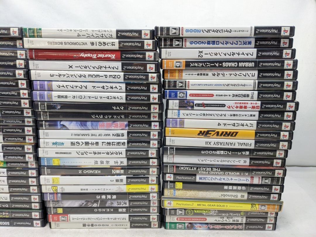 ダークブラウン 茶色 大量!PS2ソフト 87点 プレステ2本体