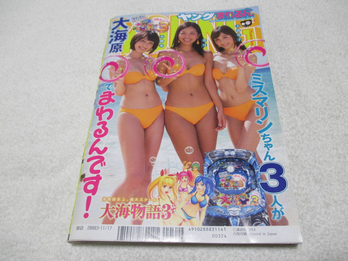 ヤングマガジン 2014年 49号 表紙 都丸紗也華 新連載 ザ ファブル 南