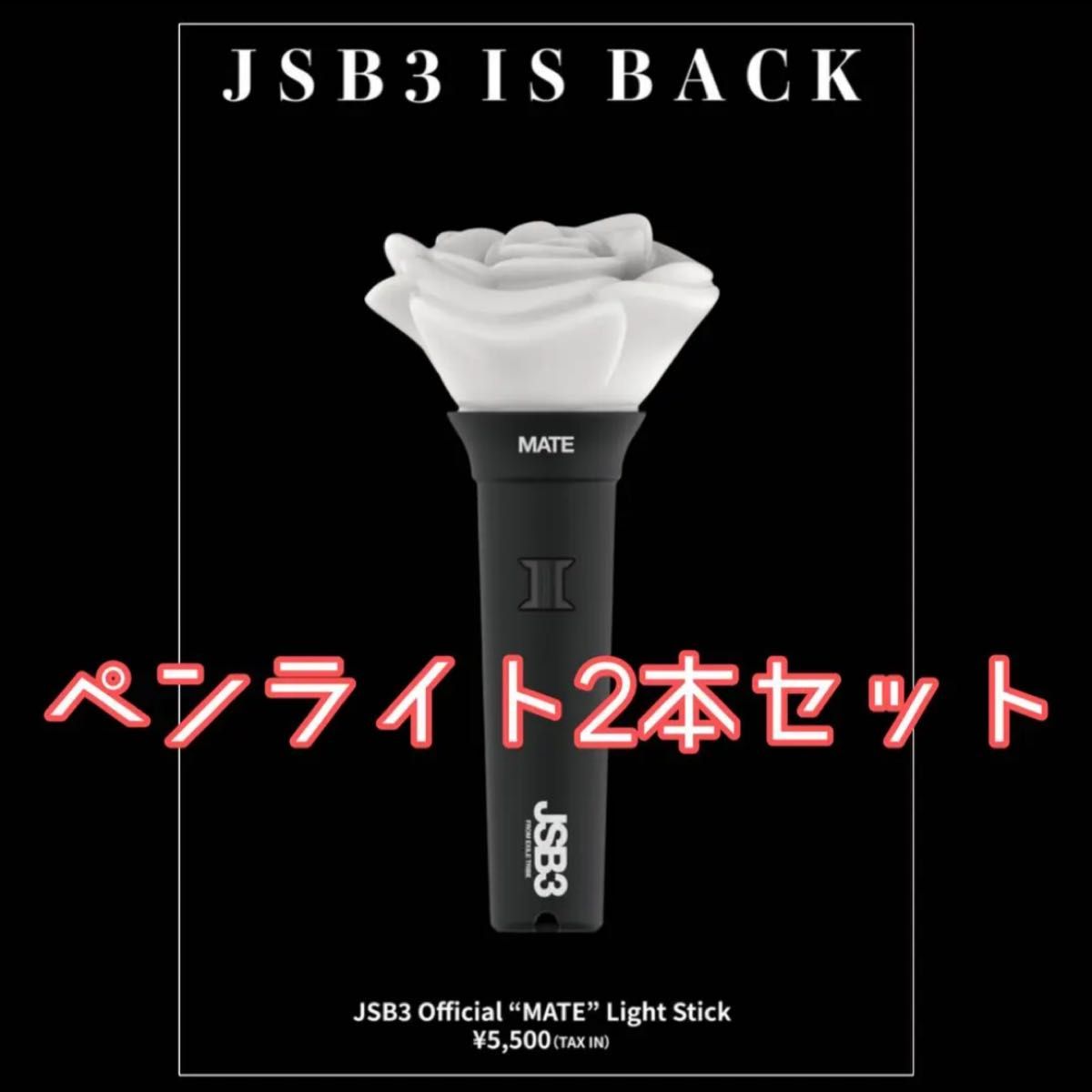 美品 三代目 j soul brothers ペンライト2本セット-