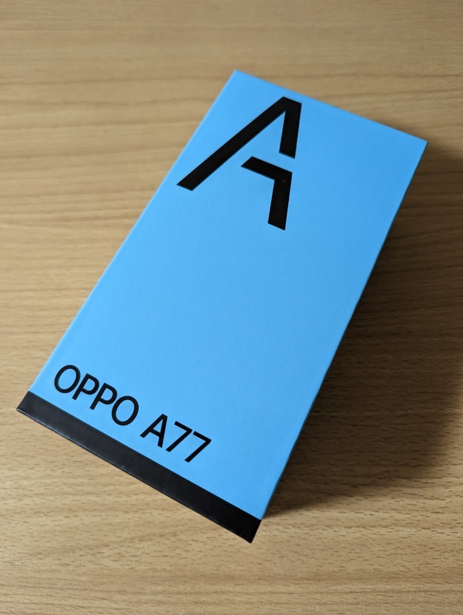 【新品】OPPO A77 ブラック SIMフリー