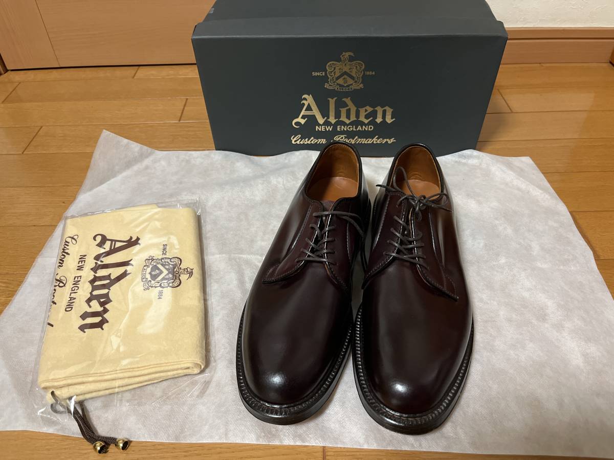 税込) プレーントウ コードバン オールデン Alden バリーラスト ＃8