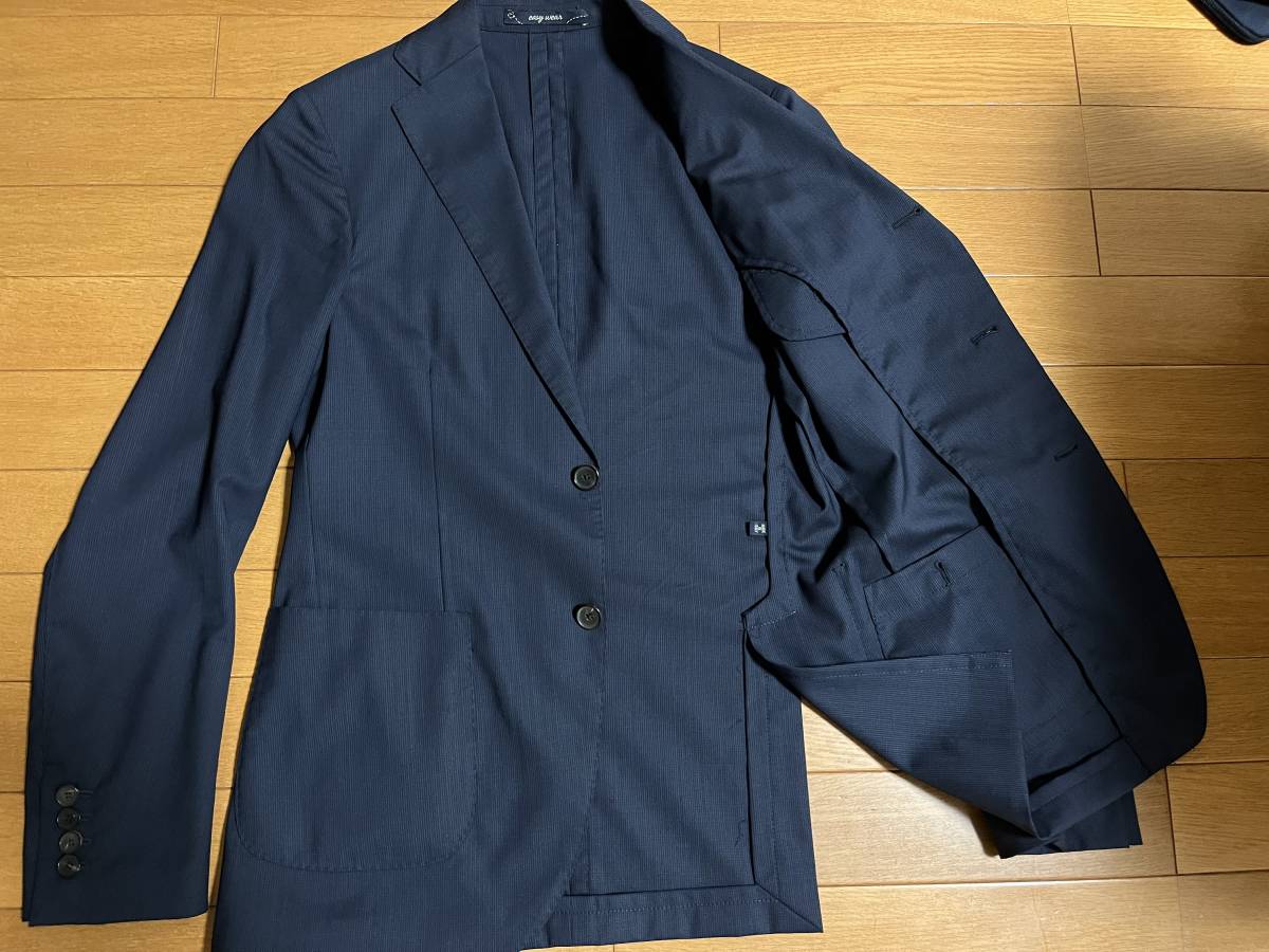 ラルディーニ / LARDINI / イージーウェア / EASY WEAR / ネイビー / 44 パッカブル仕様 保存袋あり_画像4