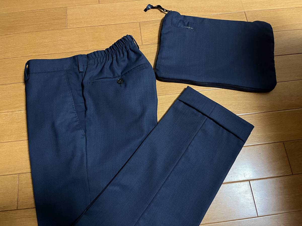 ラルディーニ / LARDINI / イージーウェア / EASY WEAR / ネイビー / 44 パッカブル仕様 保存袋あり_画像6