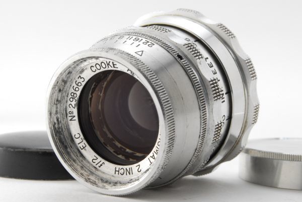 Taylor & Hobson COOKE AMOTAL ANASTIGMAT 2inch f/2 ELC Lens Leica L39 50mm 8204