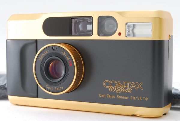 [A- Mint in Box] CONTAX T2 Gold 60 Years Limited Edition Film Camera JAPAN 8243 - 2