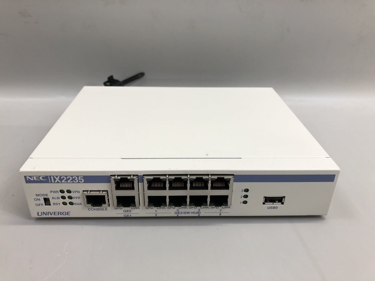 となります】 NEC VPN対応高速アクセスルータ UNIVERGE IX2235 10.7.18