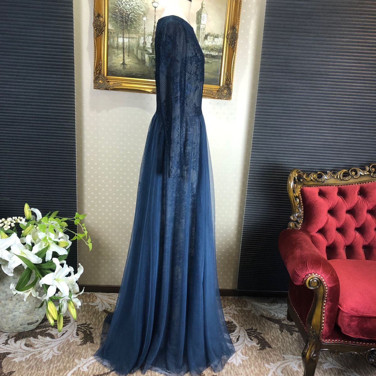 全国宅配無料 新品☆ 【TADA105】 doboj.gov.ba TADASHI SHOJI 紺色 サイズ4 (T57) TADASHI - blog.sssports.com