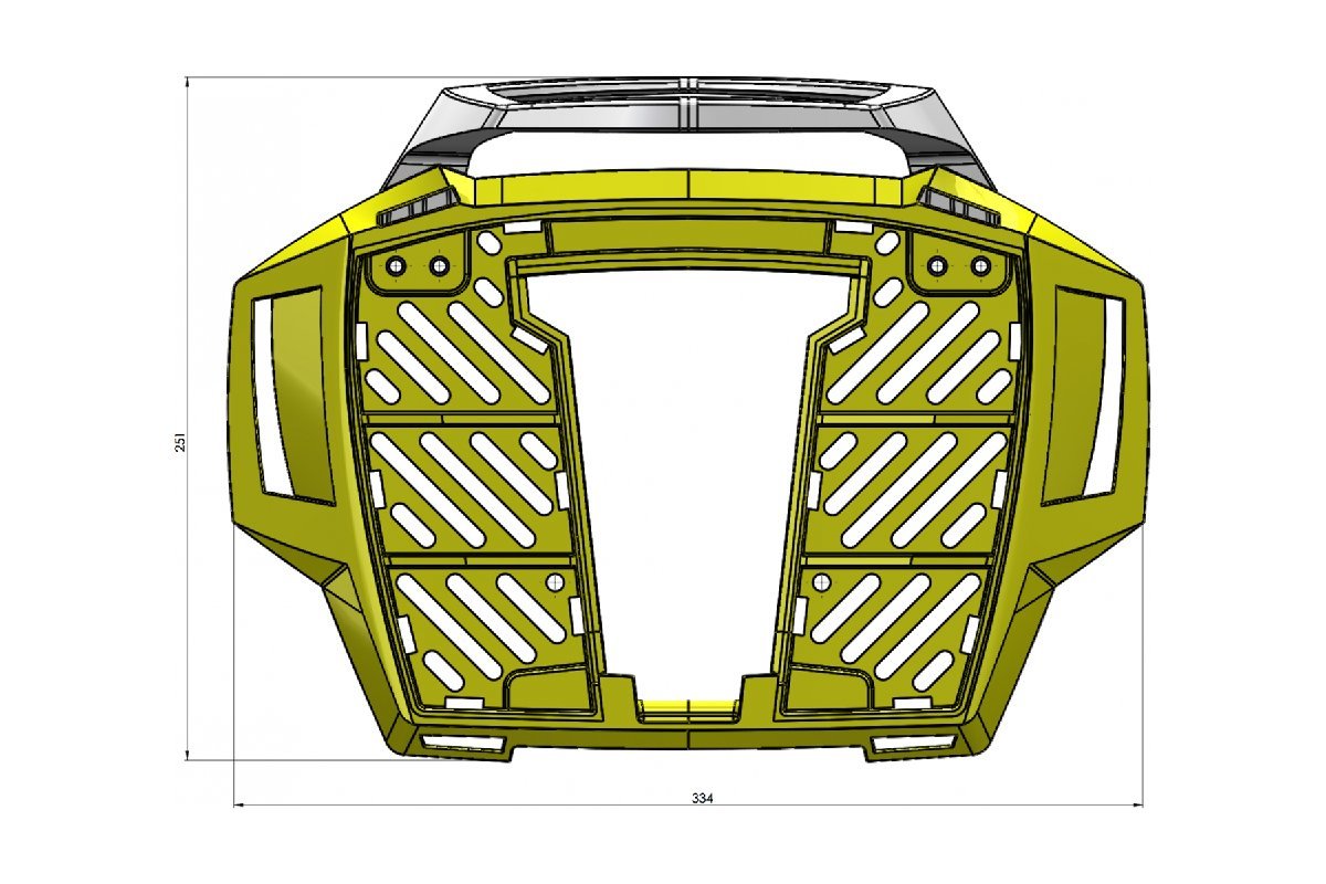 ヘプコ＆ベッカー 汎用トップケースベース アルラック ブラック KAWASAKI_画像2