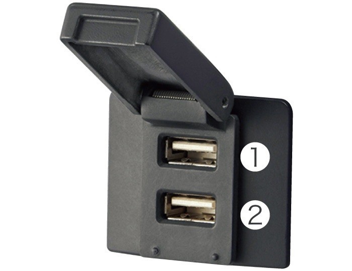 フリード+ GB5/6/7/8 後期：純正 USBチャージャー（ナビ装着用スペシャルパッケージ装備車専用）(フリードプラス用)_画像2