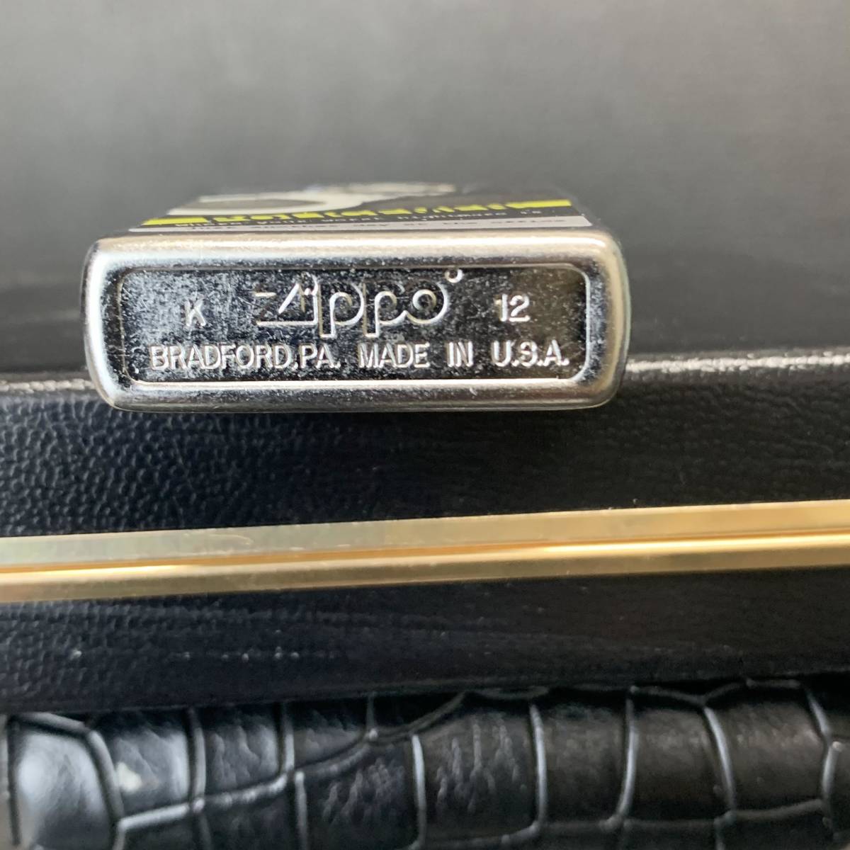 ZIPPO POLICEMEN POLICE　CANNED BOTTOM　オイルライター　ジッポー　2012年製　化粧箱有り　Y0182_画像5
