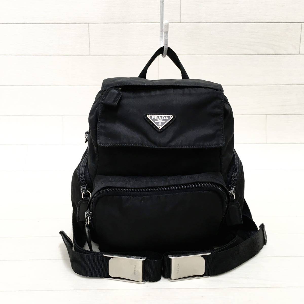 ポイントキャンペーン中 ☆美品・白タグ付☆PRADA TESSUTO VELA