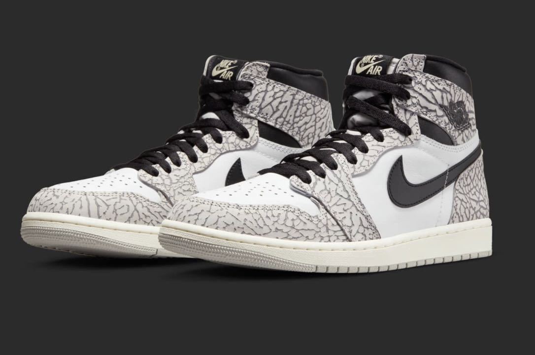 新品未使用 28cm NIKE AIR JORDAN 1 RETRO HIGH OG WHITE CEMENT