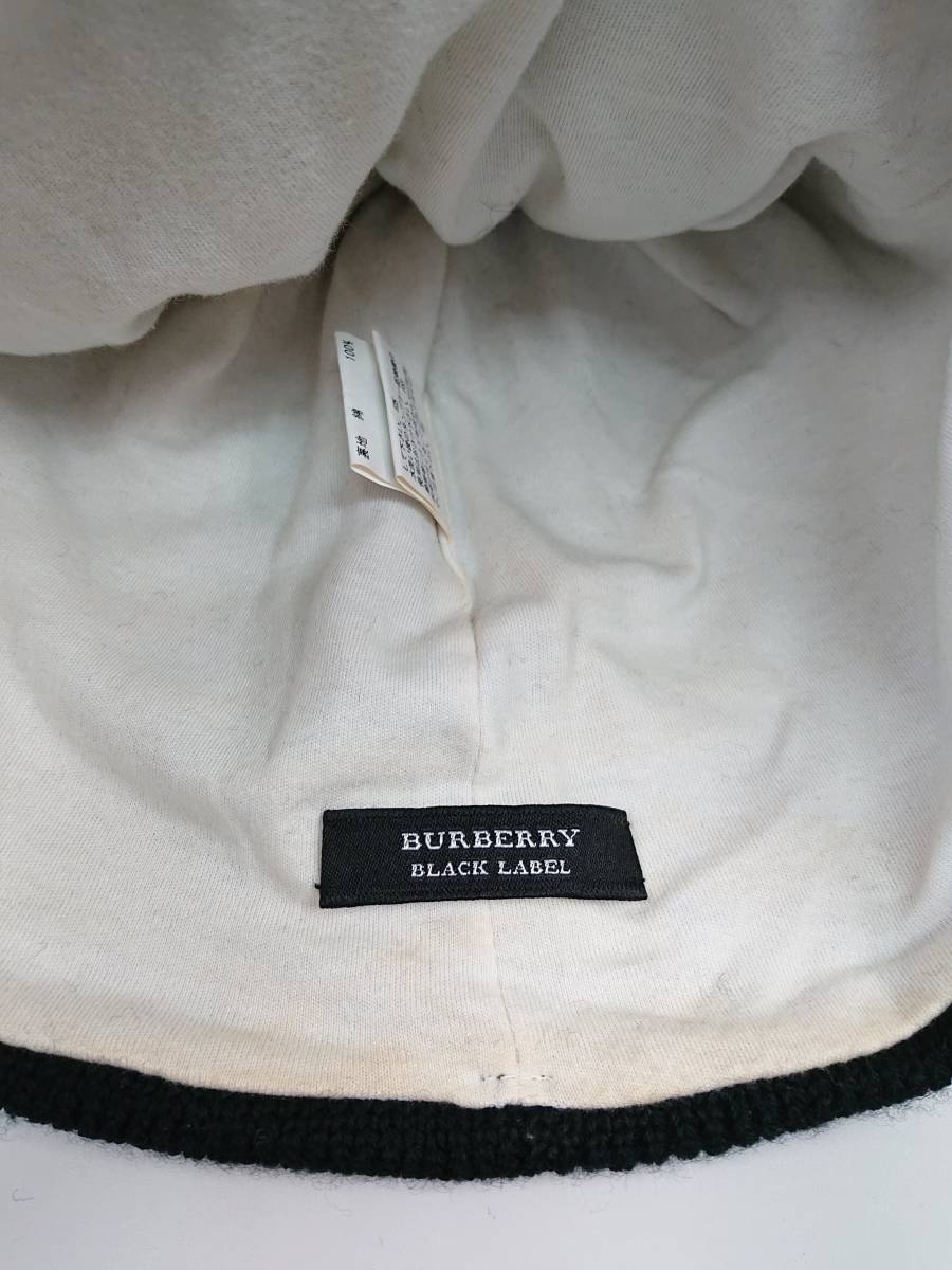 ☆帽子10 BURBERRY BLACK LABEL バーバリー ニット 帽子 2個 [管理2FCD]_画像8