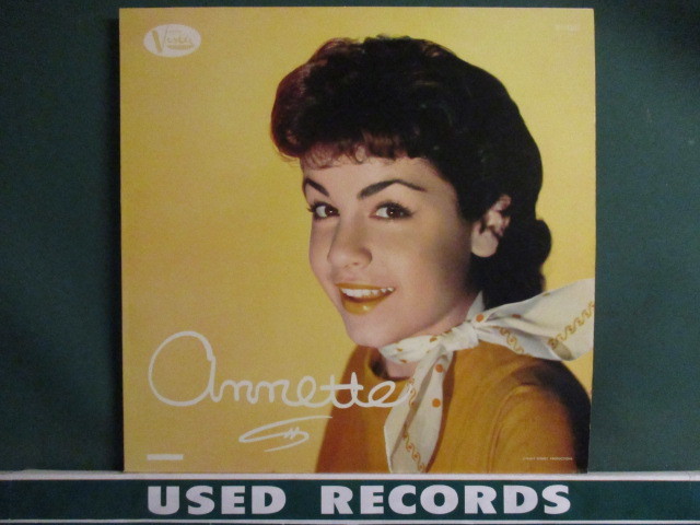 Annette( アネット・フニセロ ) ： Annette LP ((ミッキーマウス・クラブ(Disney) マスコット・ガール/Tall Paul/50's 60's ガール Pop's_画像1