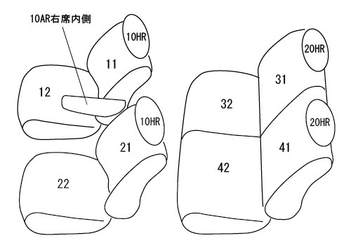 クラッツィオ シートカバー クラッツィオクール(タンベージュ×ブラック