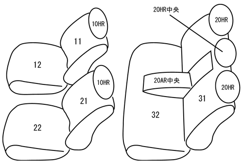 クラッツィオ シートカバー クラッツィオジュニア(ブラック)クラウン ロイヤル GRS210/GRS211/AWS210/AWS211 ET-1429 Clazzio