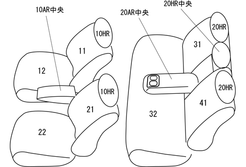 クラッツィオ シートカバー クラッツィオクール(タンベージュ×ブラック)インサイト エクスクルーシブ ZE3 EH-0347 Clazzio_画像2