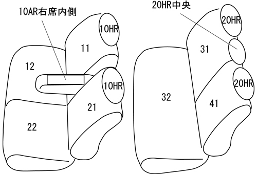 クラッツィオ シートカバー クラッツィオライン(ブラック×ブラックステッチ)bB QNC20/QNC21/QNC25 ET-0115 Clazzio_画像2