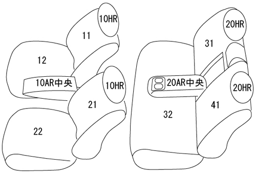 クラッツィオ シートカバー クラッツィオジャッカ(タンベージュ)カローラ ガソリン ZRE212/NRE210/MZEA17 ET-1240 Clazzio_画像2