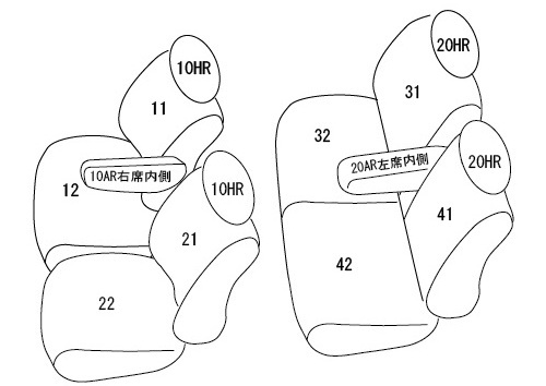 クラッツィオ シートカバー クラッツィオリアルレザー(ライトグレー)タウンボックス DS17W ES-6033 Clazzio_画像2