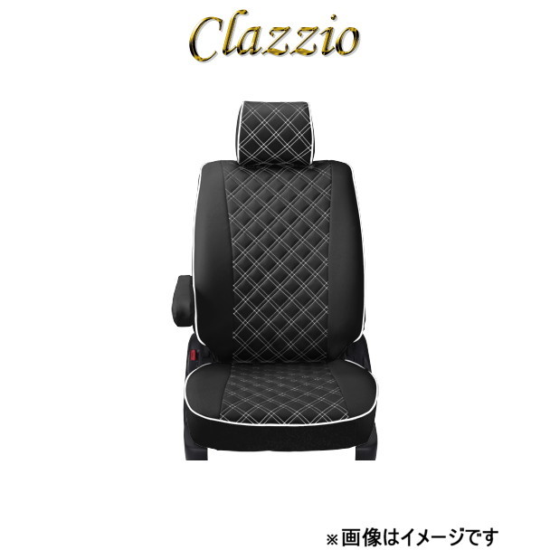 クラッツィオ シートカバー キルティングタイプ(ブラック×ホワイトステッチ)タント スローパー(福祉車両) LA650S ED-6520 Clazzio_画像1