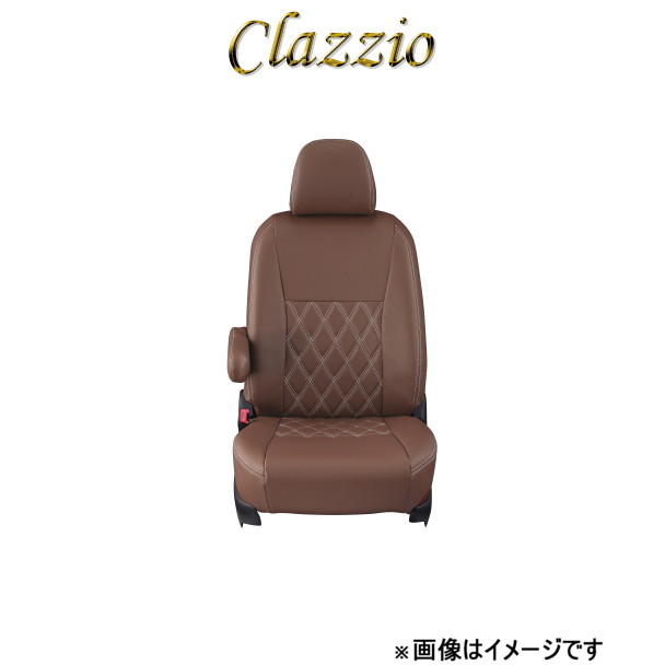 クラッツィオ シートカバー クラッツィオダイヤ(ブラウン×アイボリーステッチ)MRワゴン MF33S ES-6003 Clazzio_画像1