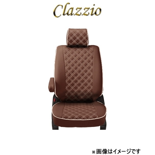 クラッツィオ シートカバー キルティングタイプ(ブラウン×アイボリーステッチ)MRワゴン MF21S ES-0610 Clazzio